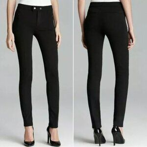 Vince Women's Black Ski Skinny Ponte Knit Pants Size 6